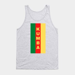 Kumba City in Cameroon Flag Colors Vertical Tank Top